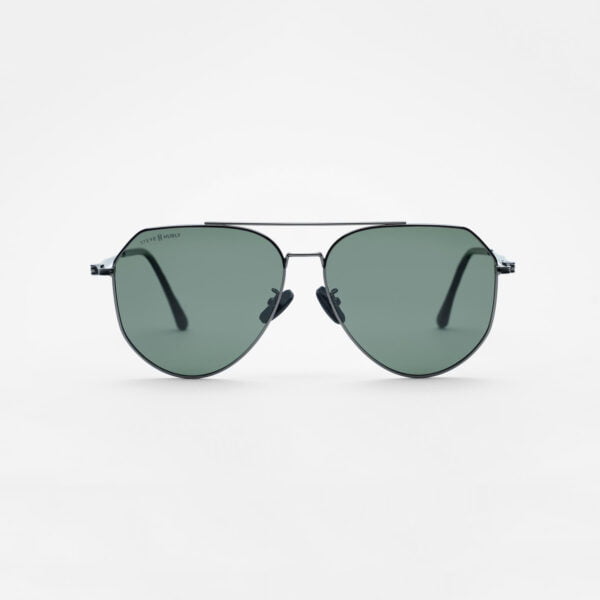denver-metal silver-green-steve hudly-aviator sunglasses-sh-e22091