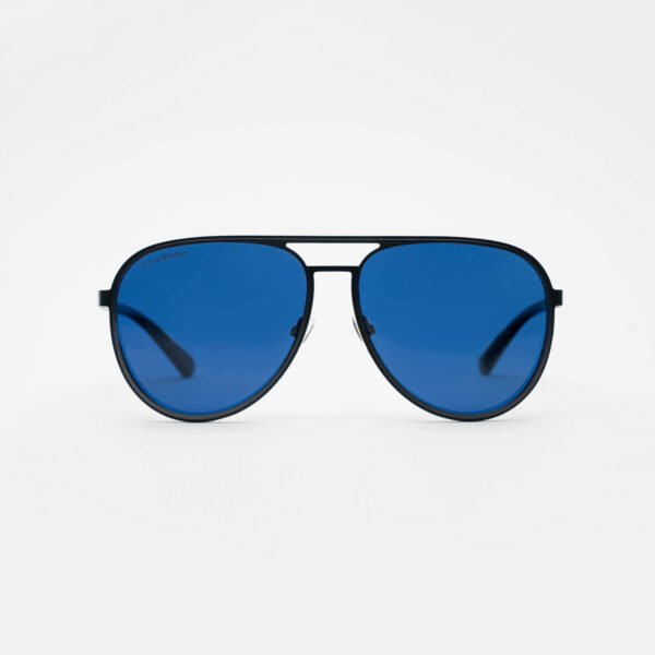 harley-metal black-blue-steve hudly-aviator sunglasses-sh-e22043