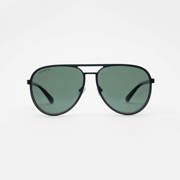 harley-metal black-green-steve hudly-aviator sunglasses-sh-e22042