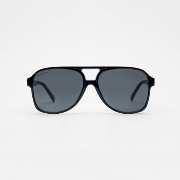 hunter-plastic black-smoke-steve hudly-aviator sunglasses-sh-e22161